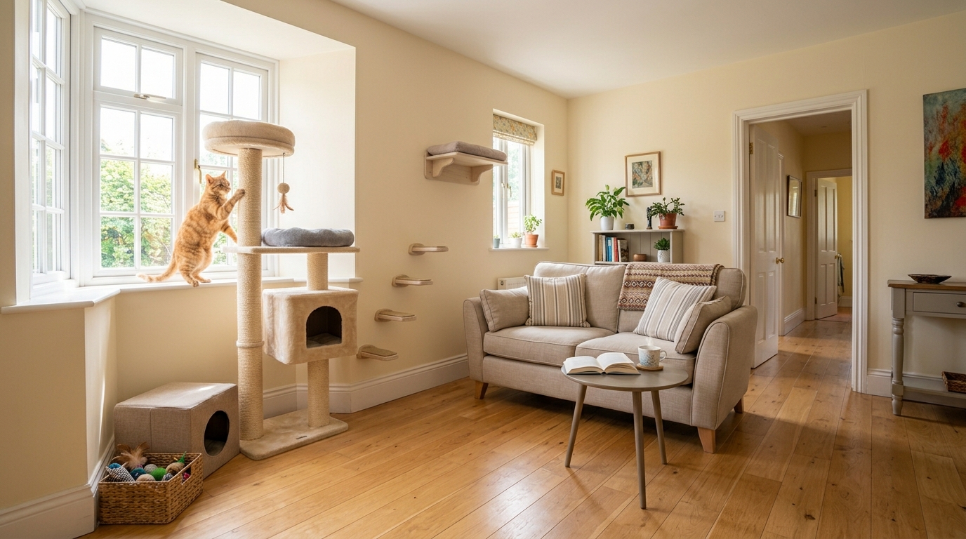 How to Design a Cat Corner in a Small Home