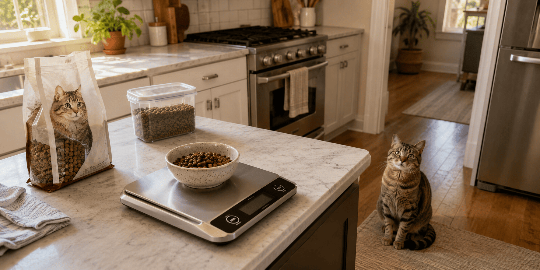 How to Measure Cat Food Portions Without Guessing