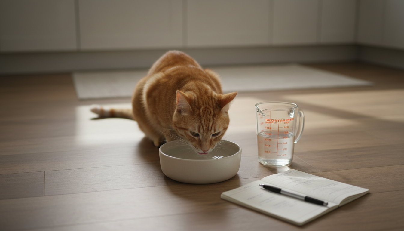 How to Track Your Cat’s Daily Water Intake