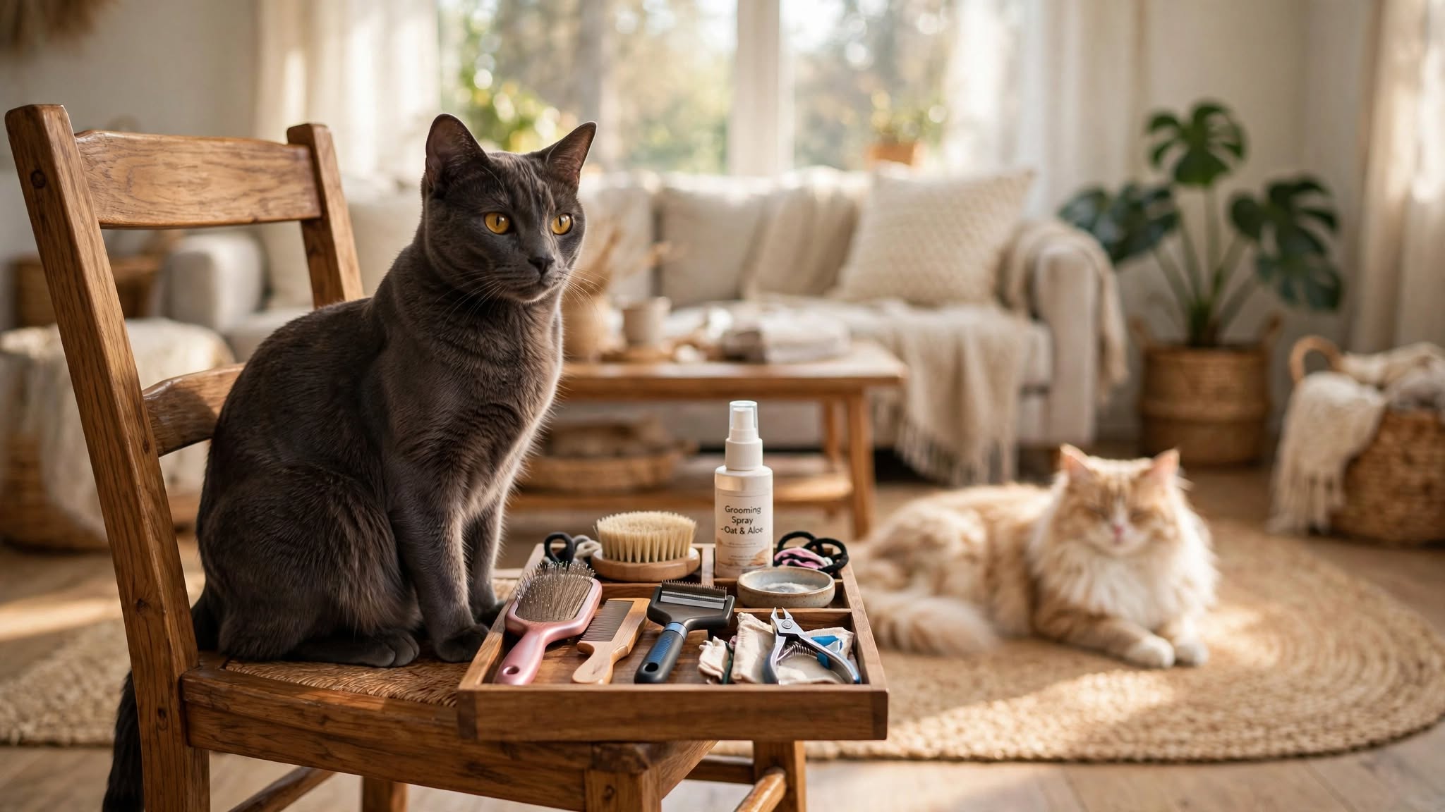 Short-Haired vs Long-Haired Cat Grooming