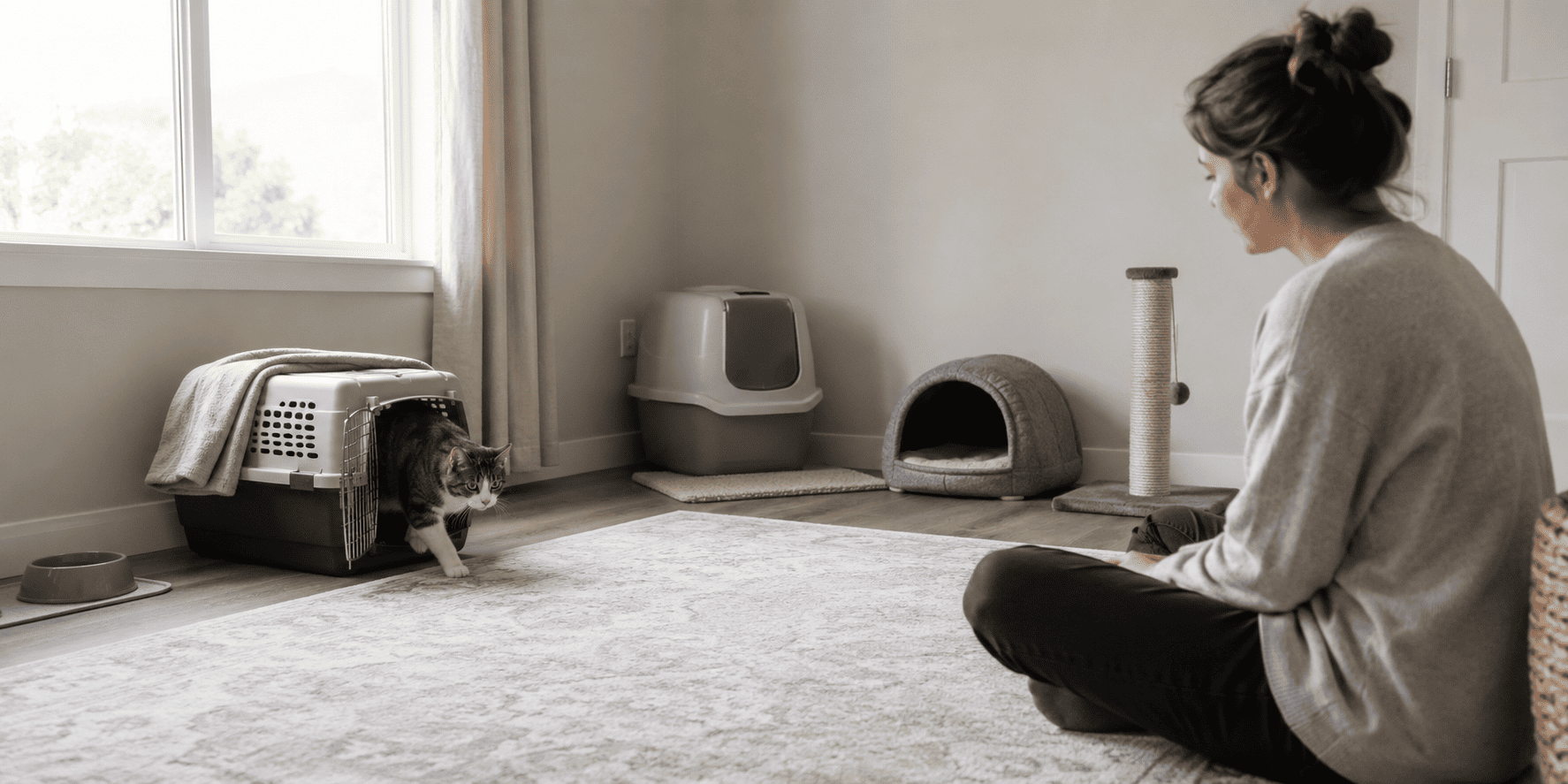 The First 24 Hours With a New Cat at Home