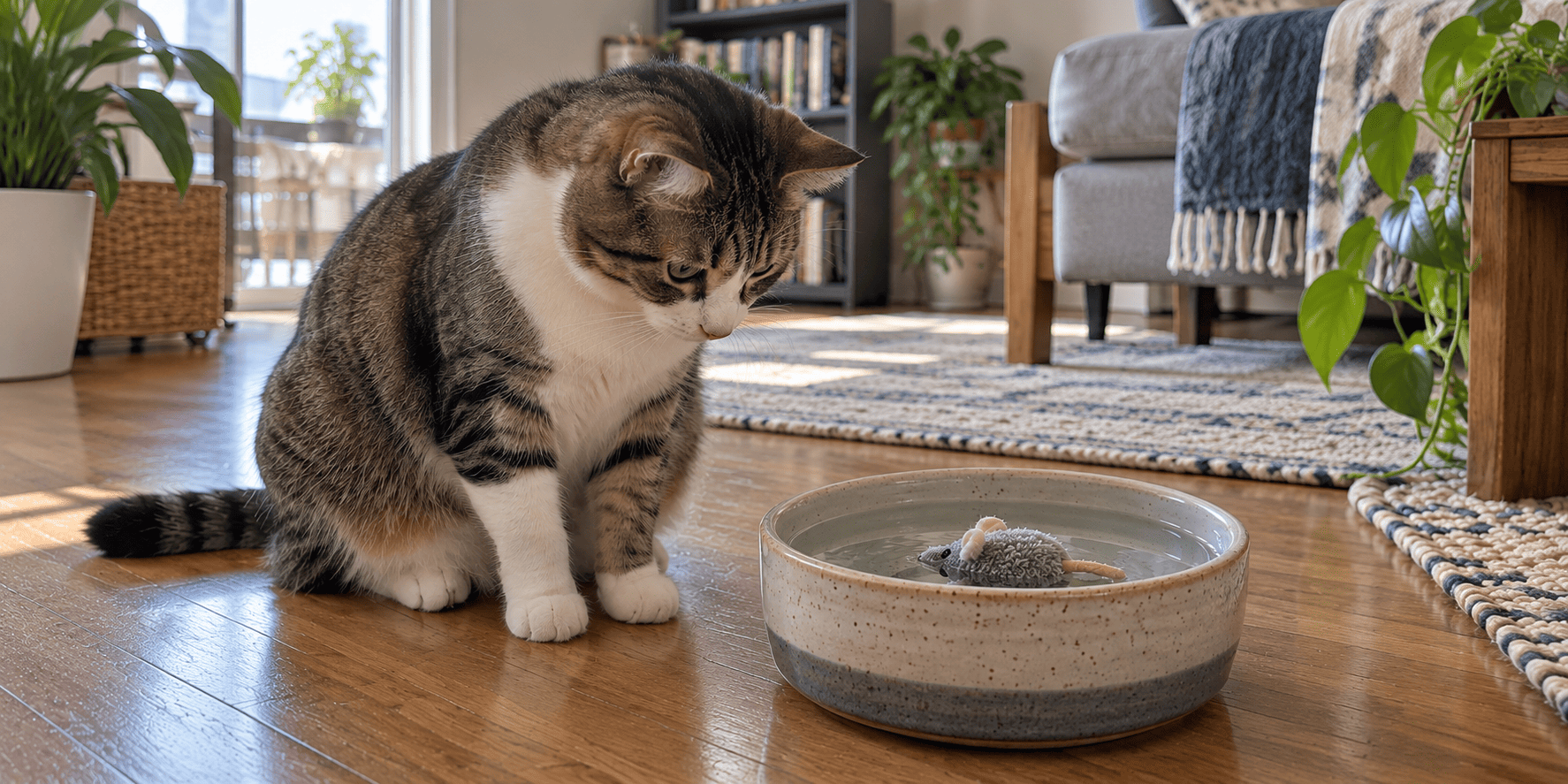 Why Does My Cat Drop Toys in the Water Bowl?