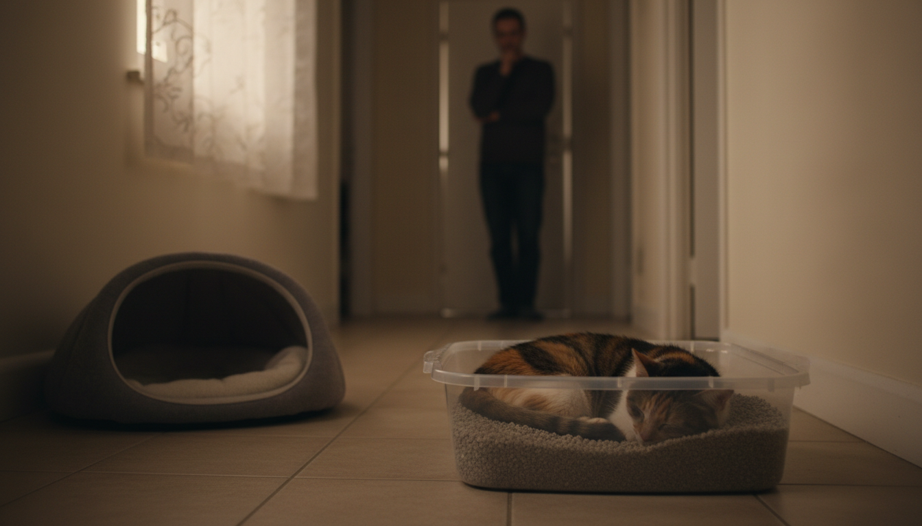 Why Does My Cat Sleep in the Litter Box?